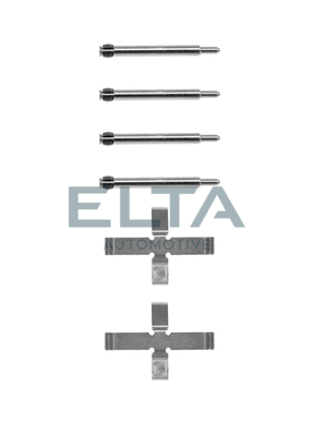 Kit d'accessoires, plaquette de frein à disque ELTA AUTOMOTIVE EA8540