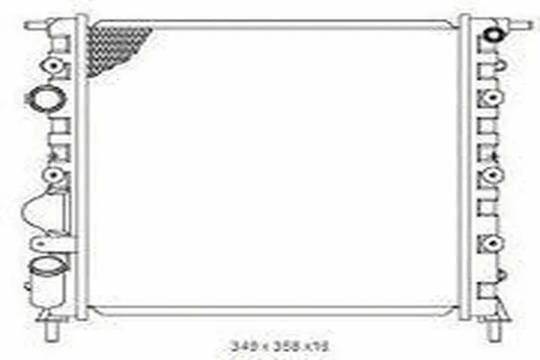 Radiateur, refroidissement du moteur ORDONEZ 2065098