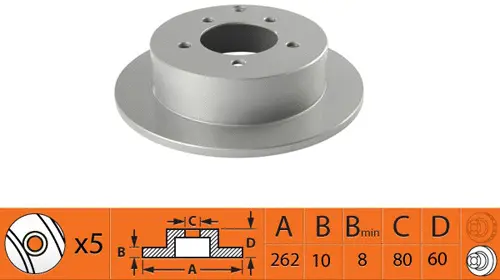 Disque de frein SB BR23131