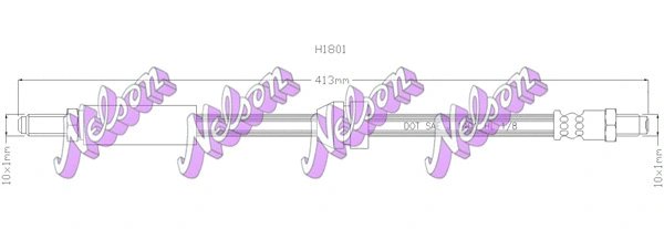 Flexible de frein BROVEX-NELSON H1801
