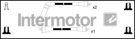 Kit de câbles d'allumage INTERMOTOR 76045