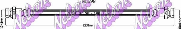 Flexible de frein KAWE H5598