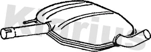 Silencieux central KLARIUS 210292
