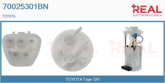 unité d'alimentation de carburant REAL 70025301BN