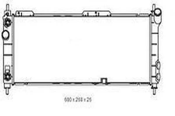 Radiateur, refroidissement du moteur ORDONEZ 2065085