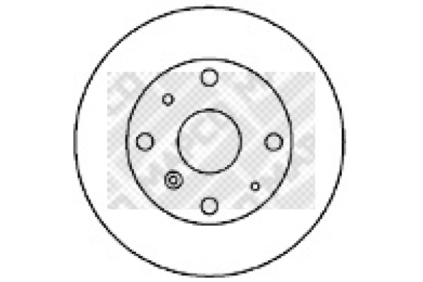 Disque de frein MAPCO 25507