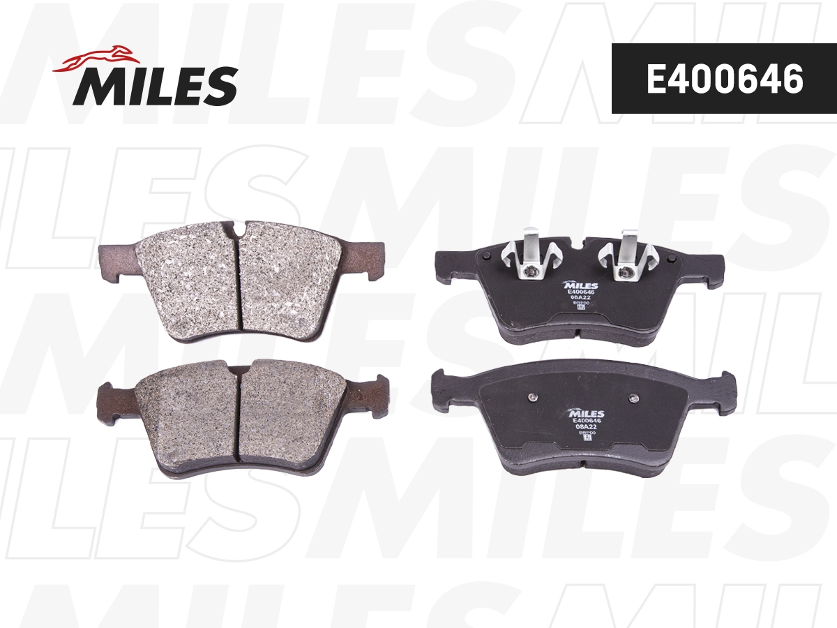 Kit de plaquettes de frein, frein à disque MILES E400646