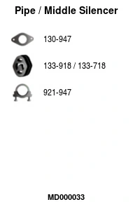 Silencieux central FA1 MD000033
