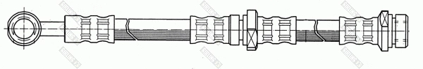 Flexible de frein GIRLING 9004216