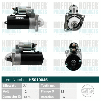 Démarreur HOFFER H5010046