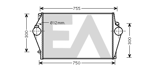 Refroidisseur d'air de suralimentation EACLIMA 36A78006