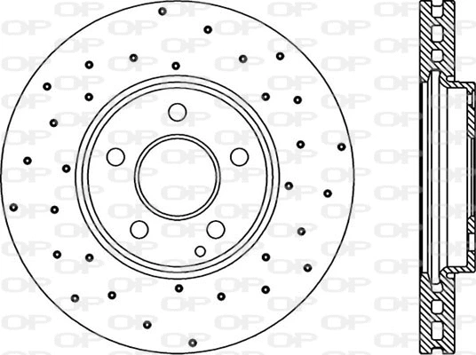 Disque de frein OPEN PARTS BDRS2267.25
