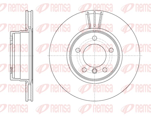 Disque de frein REMSA 6653.10