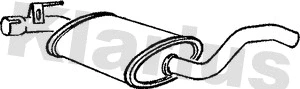 Silencieux central KLARIUS 210293