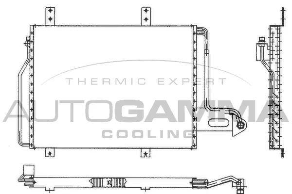 Condenseur, climatisation AUTOGAMMA 101799