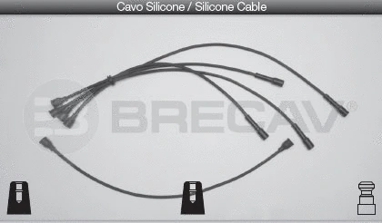 Kit de câbles d'allumage BRECAV 06.436