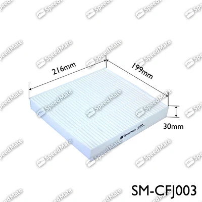 Filtre, air de l'habitacle SpeedMate SM-CFJ003