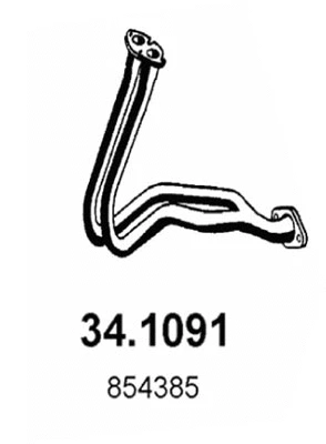 Tuyau d'échappement ASSO 34.1091