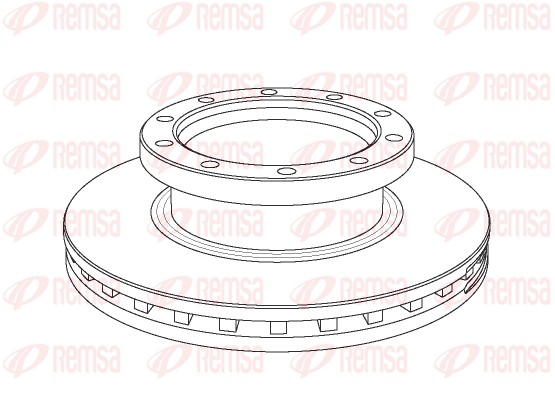 Disque de frein REMSA NCA1061.20