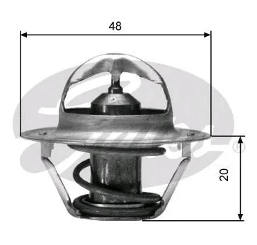 Thermostat, liquide de refroidissement GATES-SEA TH00388G1
