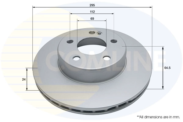 Disque de frein COMLINE ADC5002V
