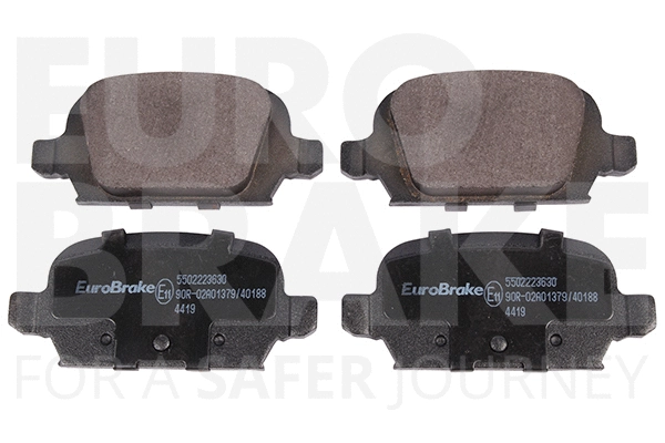 Kit de plaquettes de frein, frein à disque EUROBRAKE 5502223630