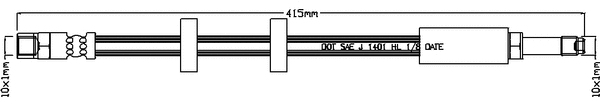 Flexible de frein JURATEK JBH1168