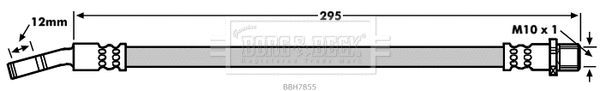 Flexible de frein BORG & BECK BBH7855