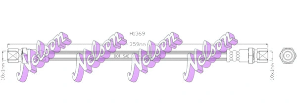 Flexible de frein KAWE H1369