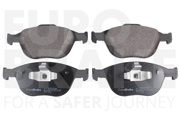Kit de plaquettes de frein, frein à disque EUROBRAKE 5502222560
