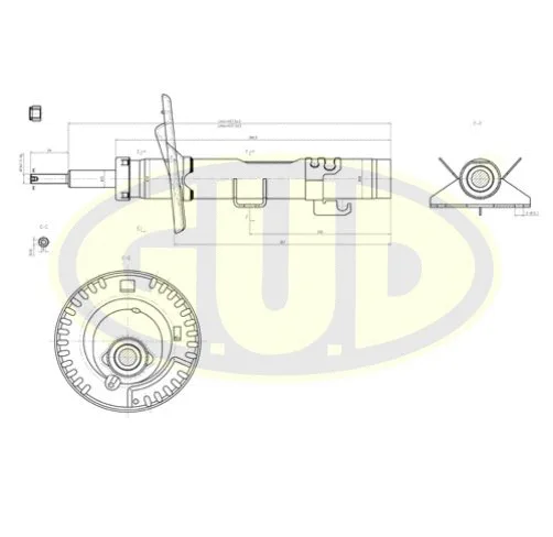 Amortisseur G.U.D. GSA335607