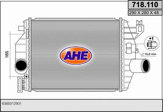 Refroidisseur d'air de suralimentation AHE 718.110