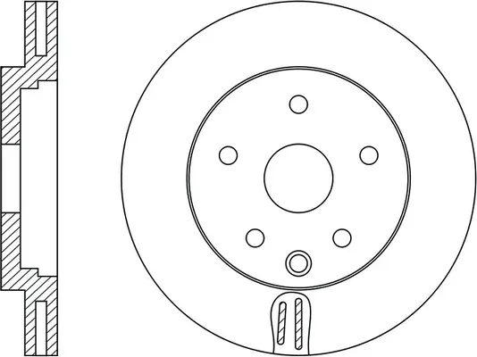 Disque de frein FIT FR0611V