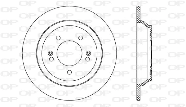 Disque de frein OPEN PARTS BDA2731.10
