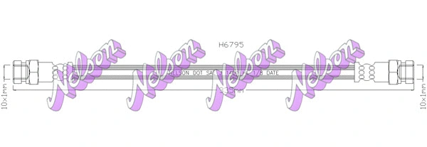 Flexible de frein KAWE H6795