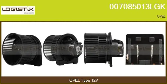 Pulseur d'air habitacle LGK 007085013LGK