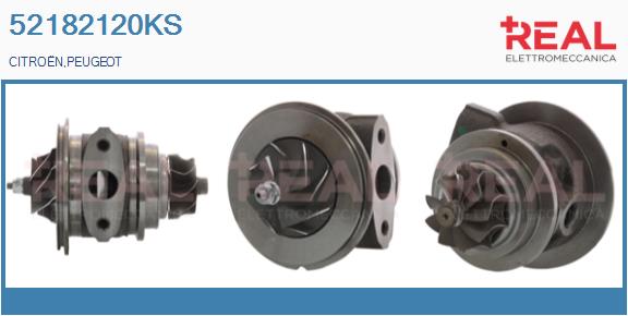 Groupe carter, turbocompresseur REAL 52182120KS