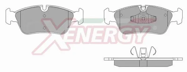 Kit de plaquettes de frein, frein à disque AP XENERGY X40931