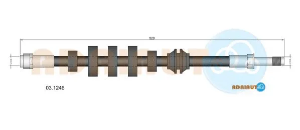 Flexible de frein ADRIAUTO 03.1246