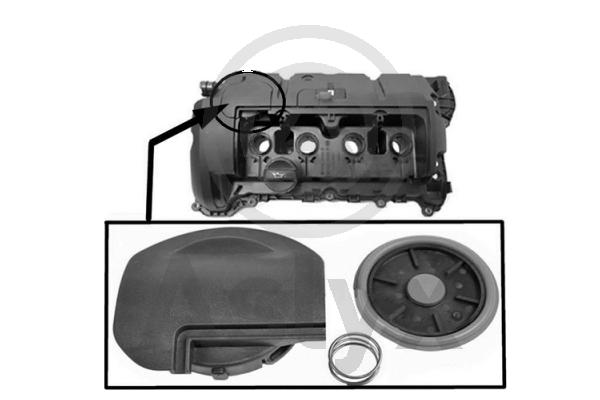 Diaphragme, ventilation du carter-moteur Aslyx AS-535658