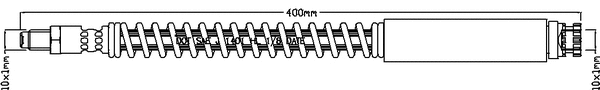 Flexible de frein JURATEK JBH1416