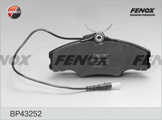 Kit de plaquettes de frein, frein à disque FENOX BP43252