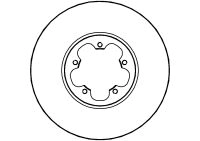 Disque de frein ABTEX BD1348V