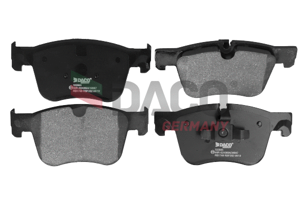 Kit de plaquettes de frein, frein à disque DACO Germany 322805