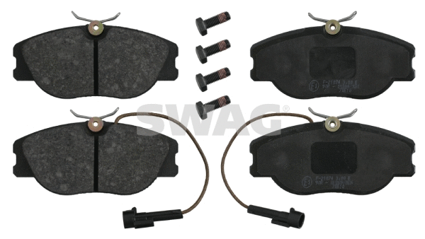 Kit de plaquettes de frein, frein à disque SWAG 70 91 6239