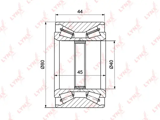 Kit de roulements de roue LYNXAUTO WB-1511