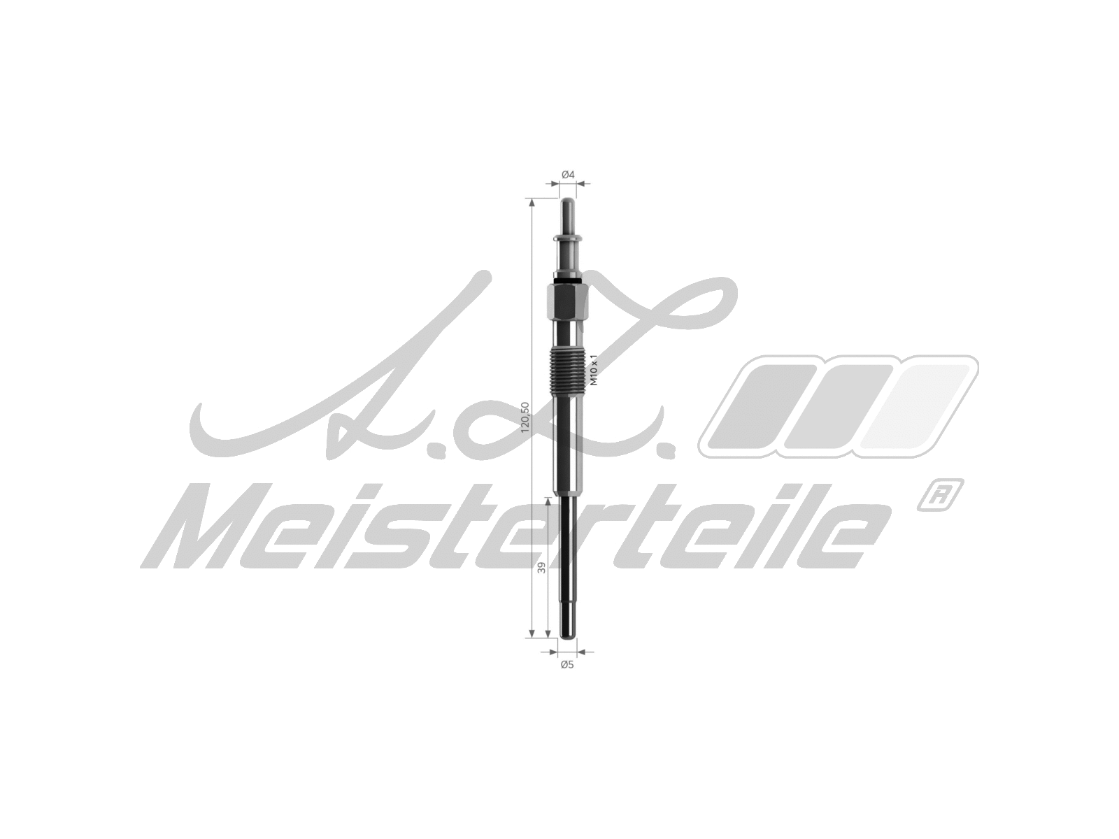 Bougie de préchauffage A.Z. Meisterteile AZMT-49-040-1030