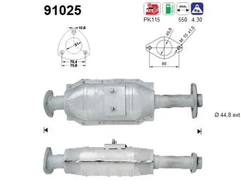 Catalyseur AS 91025