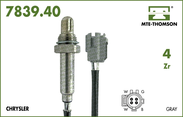 Sonde lambda MTE-THOMSON 7839.40.030