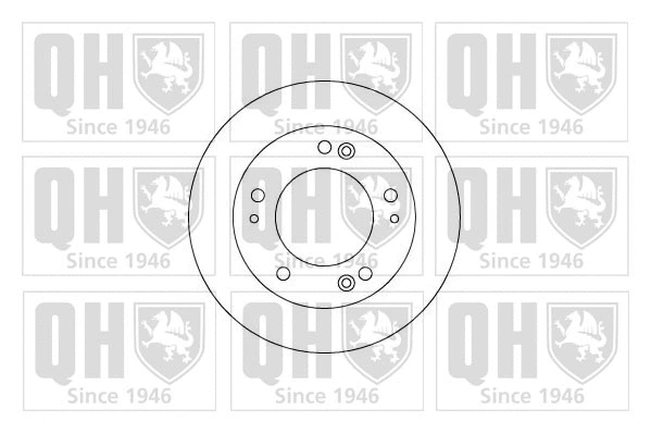 Disque de frein QUINTON HAZELL BDC4940